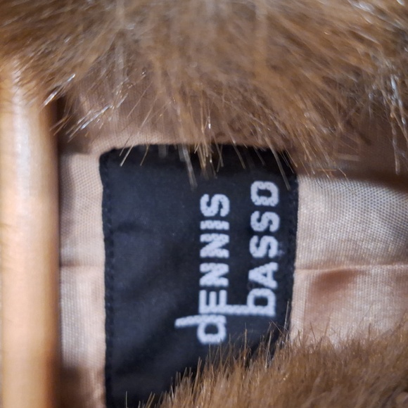 Dennis Basso Faux Sable Coat - Picture 3 of 7